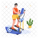 Elliptical Trainer  Icon