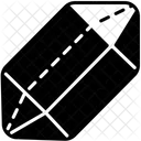 Elongated Bipyramid Geometric Shape Icon