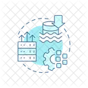 Data Lake Dati Archiviazione Icon