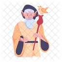 Elven Wizard Fantasy Wizard Fantasy Character Icon
