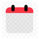 Em Branco Data Calendario Ícone