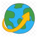 Em Todo O Mundo Global Terra Icon