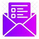 Email Communications List Icon
