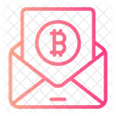Email Cryptocurrency Digital Money Icon