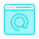 Email Browser Online Icon