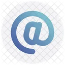 Social Media Email At Sign Icon