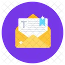 Email Letter Text Icon