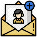 Email Add User Notification Icon