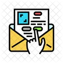 Email Message Engagement Icon