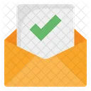 Email Check Approval Icon