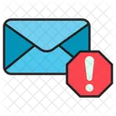Email Warning Spam Icon