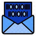 Email Binary Code Icon