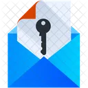 Email Access Email Key Access Icon