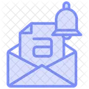 Email Alert Color Outline Icon Icon