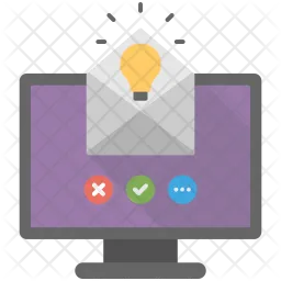 Email Approval Process  Icon
