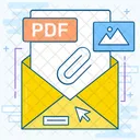 Email Letter Office Stationery File Binder Icon