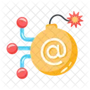 Email Attack Email Fraud Email Hack Icon