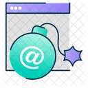 Email Attack  Icon