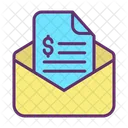 Email Bill Mail Invoice Envelope Icon