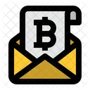 E-mail bitcoin  Ícone