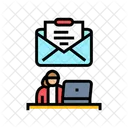 Email Correspondence Administrative Icon