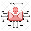 Email Hacking Spam Icon