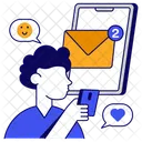 Email Mobile Mail Correspondence Icon