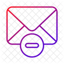 Email Remove Message Icon