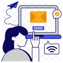 Email Send Mail Correspondence Icon