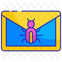 Email Security Infection Icon
