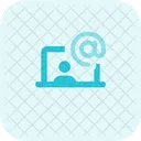 Email Laptop User  Icon