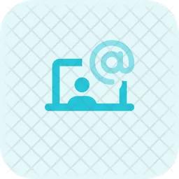 Email Laptop User  Icon