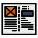 Email Layout  Icon