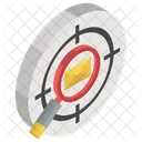 Email Lookup Target Email Mail Focus Icon