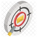 Email Lookup Target Email Mail Focus Icon