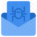 Email Malware Spam Hacking Icon