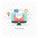 Emarketing Email Campaign Icon