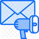 Email Letter Megaphone Icon