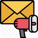 Email Letter Megaphone Icon