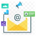 Email Marketing Mail Promotion Email Advertising Icon