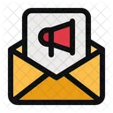 Email Marketing Market Research Ad Icon