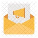 Email Marketing Bullhorn Megaphone Icon