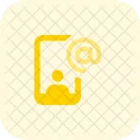 Email Mobile User  Icon