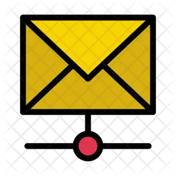 Email Network  Icon