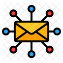 Email Networking  Icon