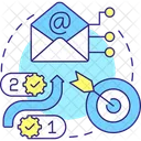 Email objectives and goals  Icon
