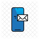 Email On Phone Mobile Mail Mobile Email Icon