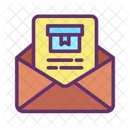 Email Package Receipt  Icon