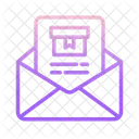 Email Package Bill Email Package Receipt Package Bill Icon