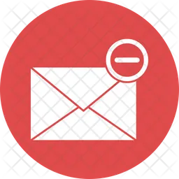 Remover e-mail  Ícone